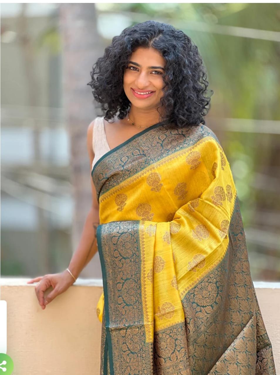 Pure Tussar Munga Banarasi Silk Saree TMS32