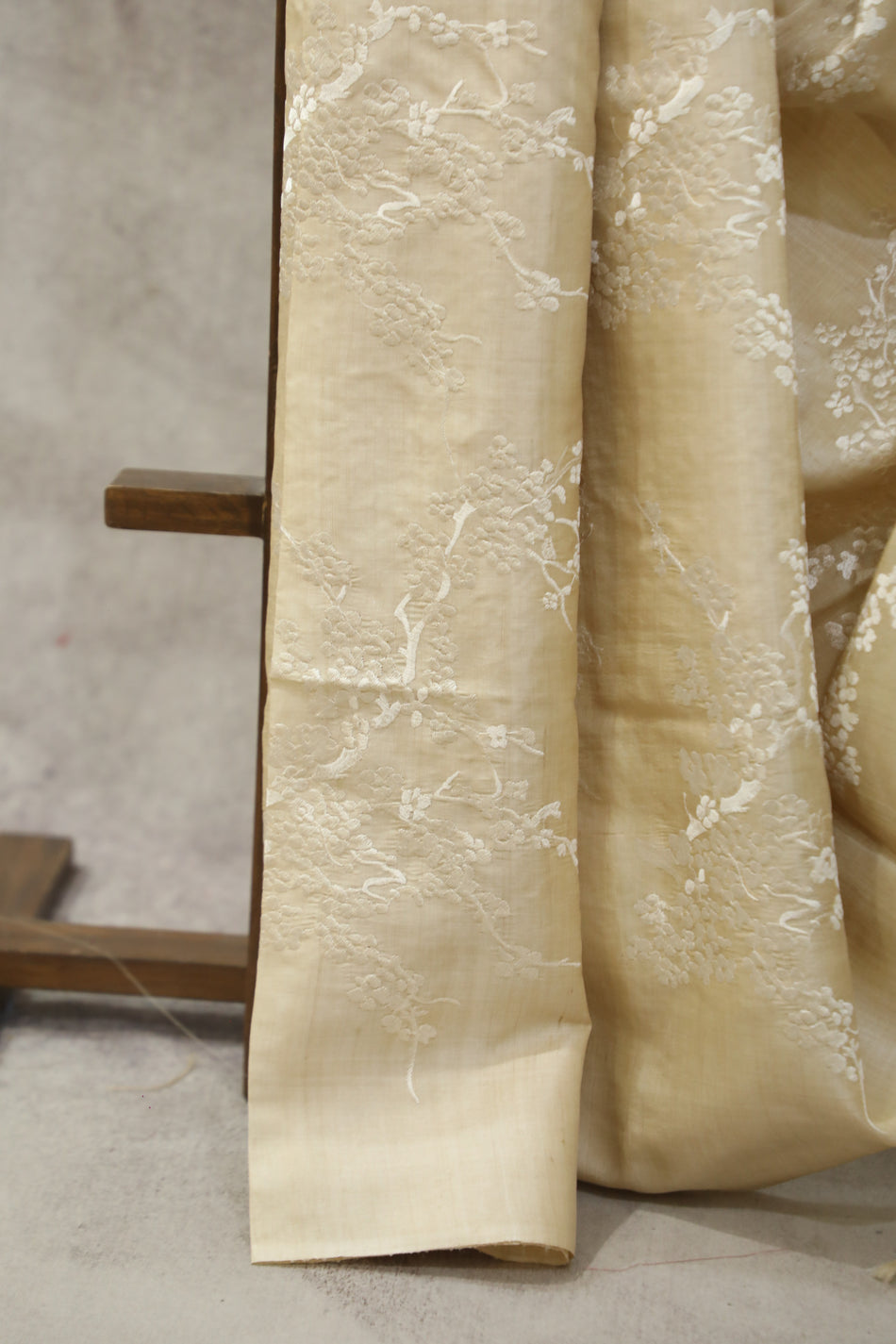 Bhagalpuri Pure Tussar Silk Saree With Beautiful Embroidery Work Saree BSE06