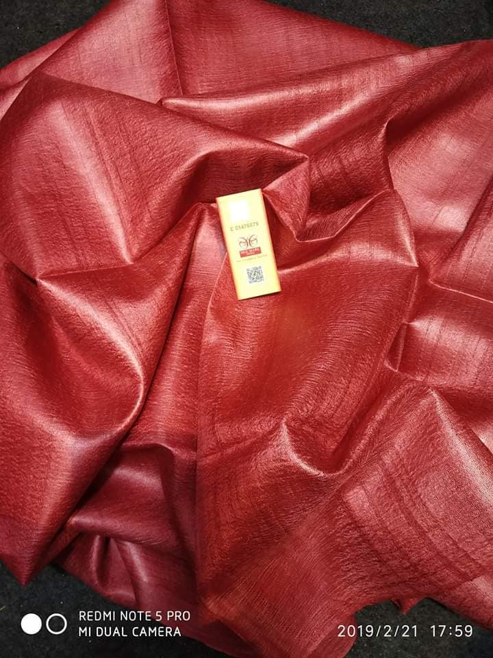 Pure Tussar Ghicha Silk Saree TGS01