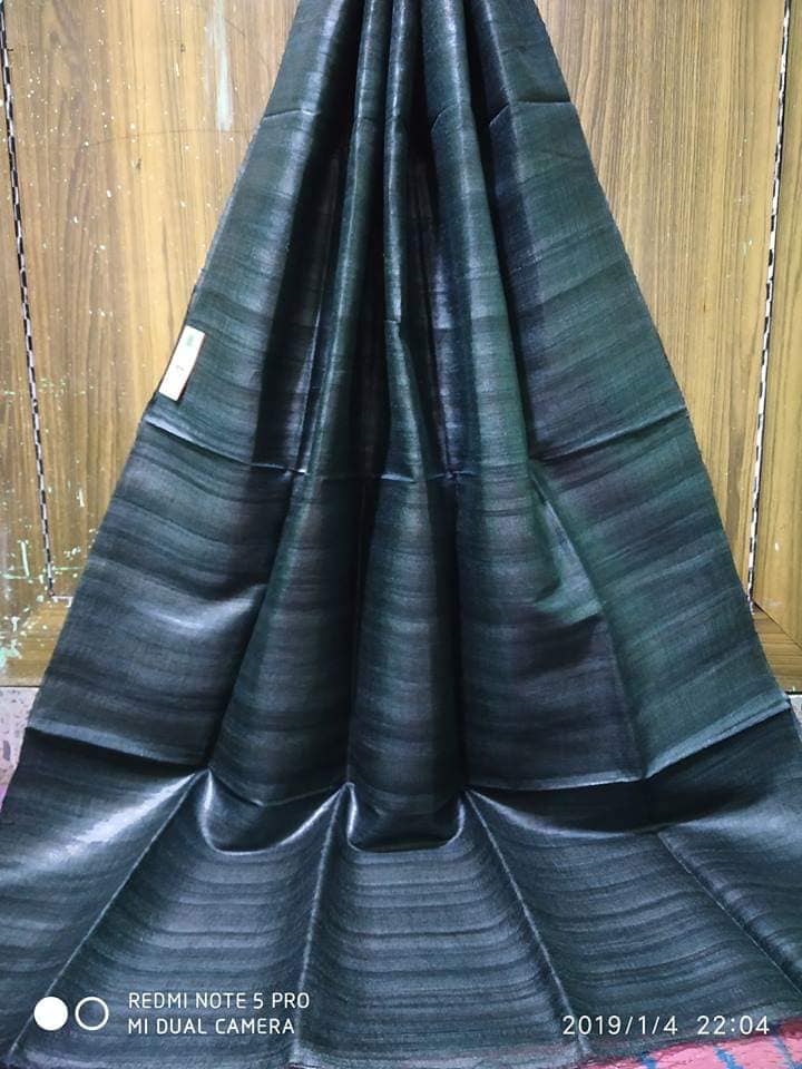 Pure Tussar Ghicha Silk Saree TGS06