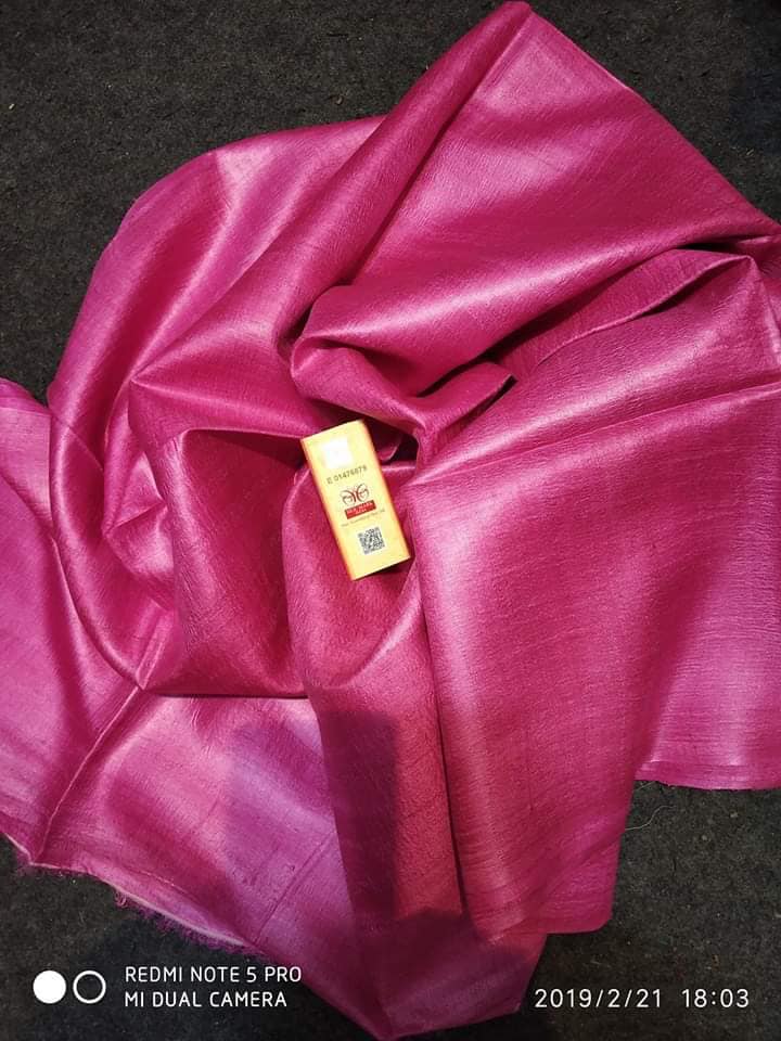 Pure Tussar Ghicha Silk Saree TGS07