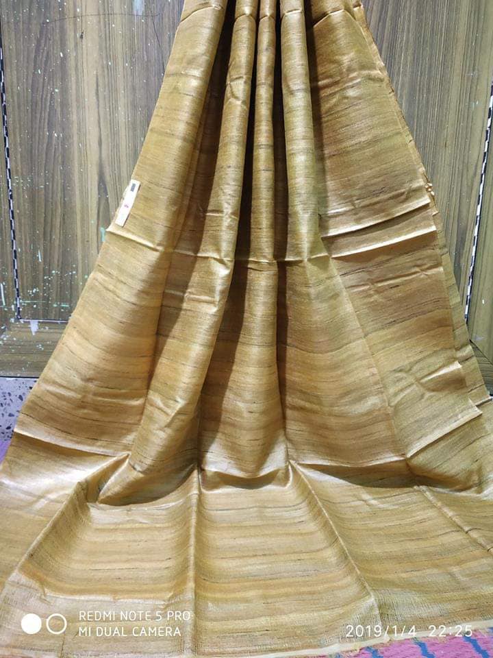 Pure Tussar Ghicha Silk Saree TGS09