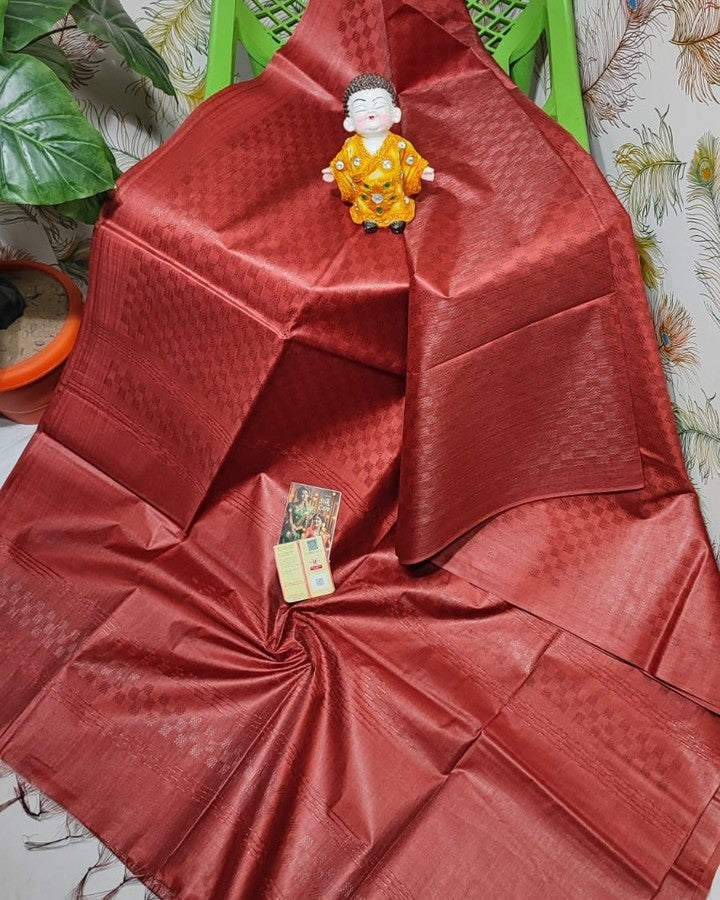 Handwoven Kota Viscose Silk Saree HKV39