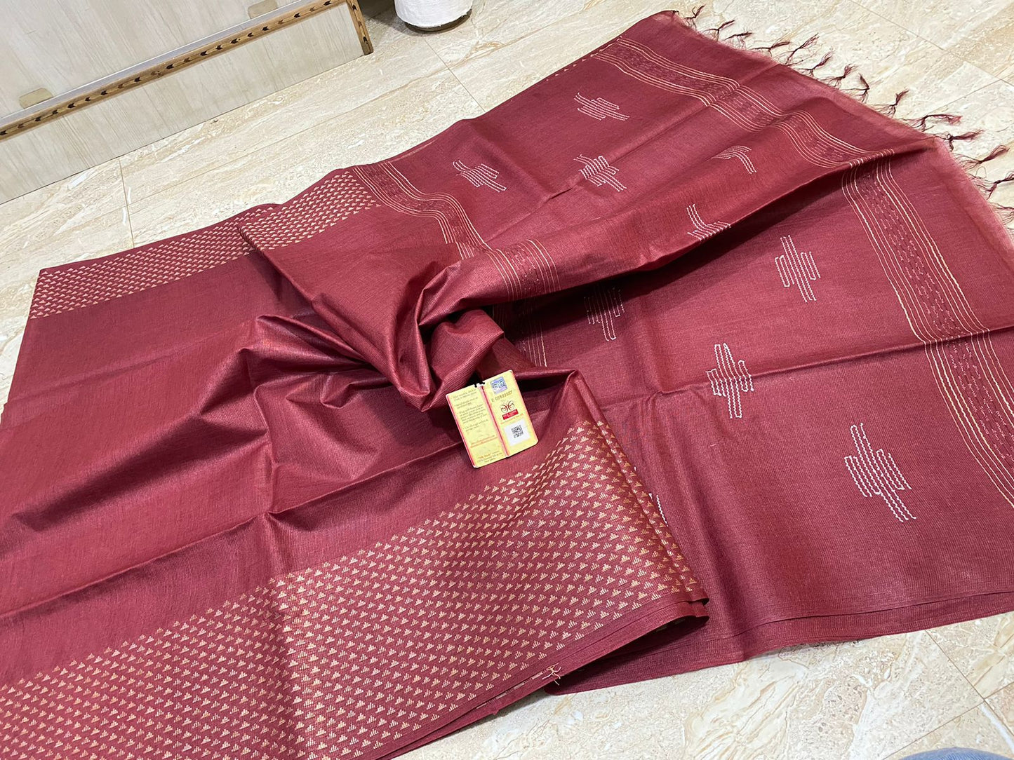 Handwoven Kota Viscose Silk Saree HKV43