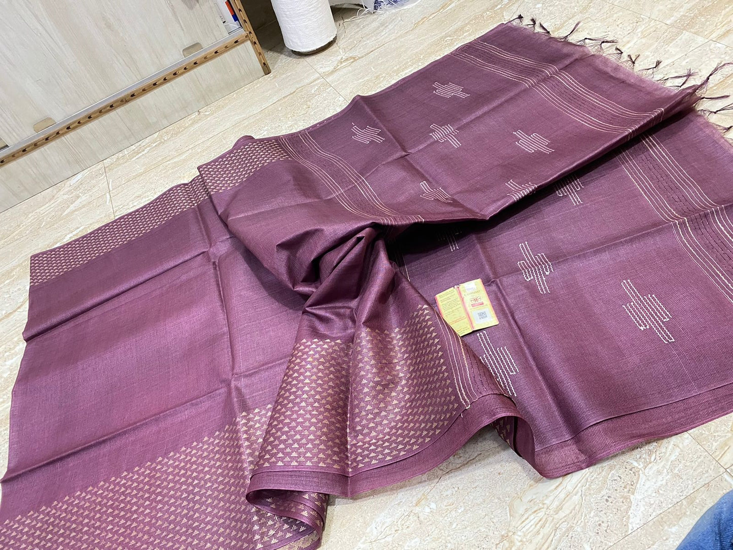 Handwoven Kota Viscose Silk Saree HKV49
