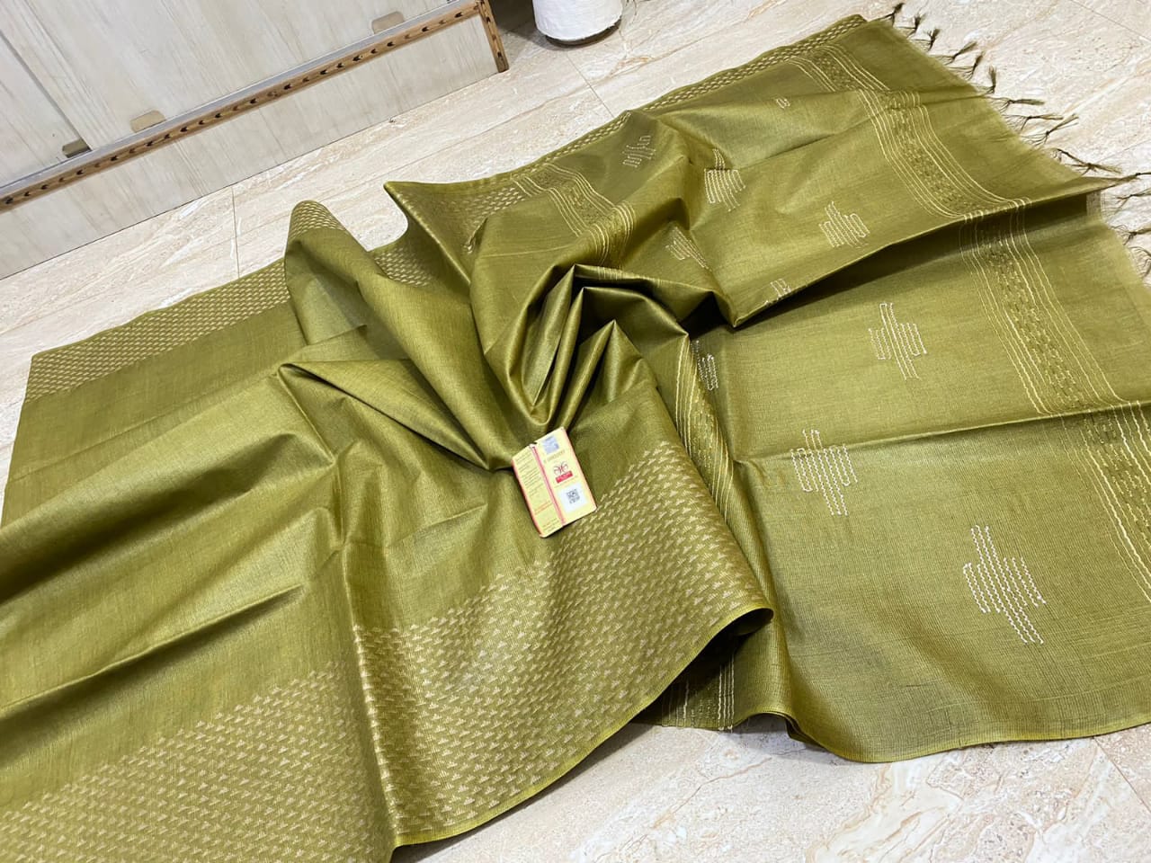 Handwoven Kota Viscose Silk Saree HKV52