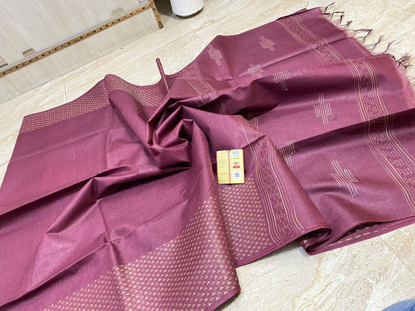 Handwoven Kota Viscose Silk Saree HKV55