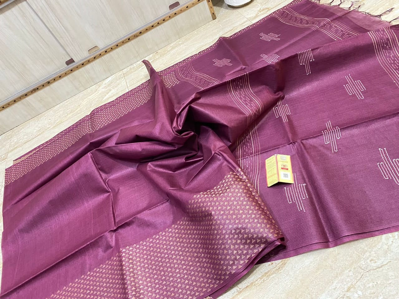 Handwoven Kota Viscose Silk Saree HKV57