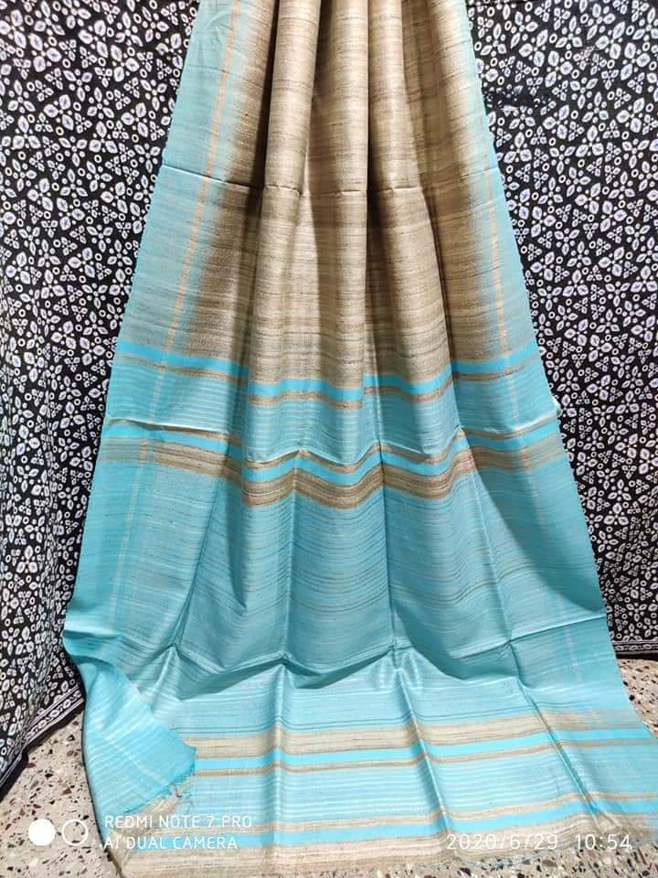 Pure Tussar Ghicha Silk Saree TGS10