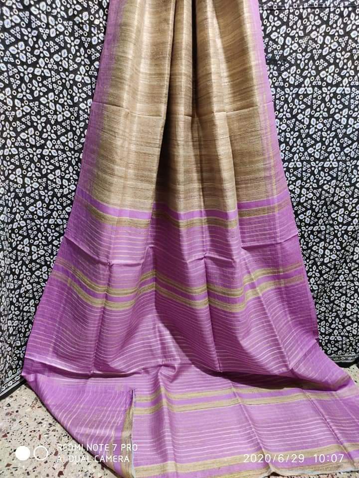 Pure Tussar Ghicha Silk Saree TGS11