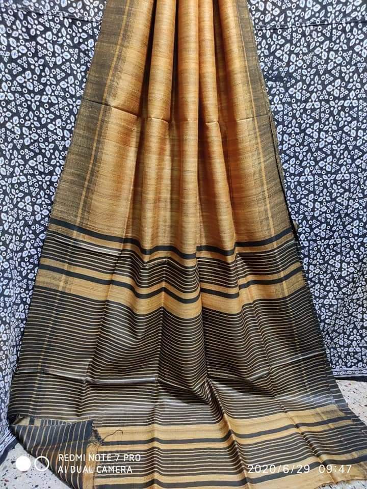 Pure Tussar Ghicha Silk Saree TGS15