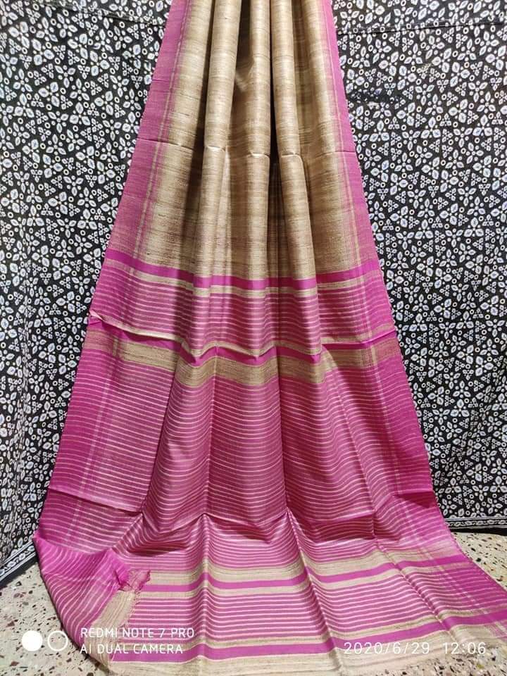 Pure Tussar Ghicha Silk Saree TGS16