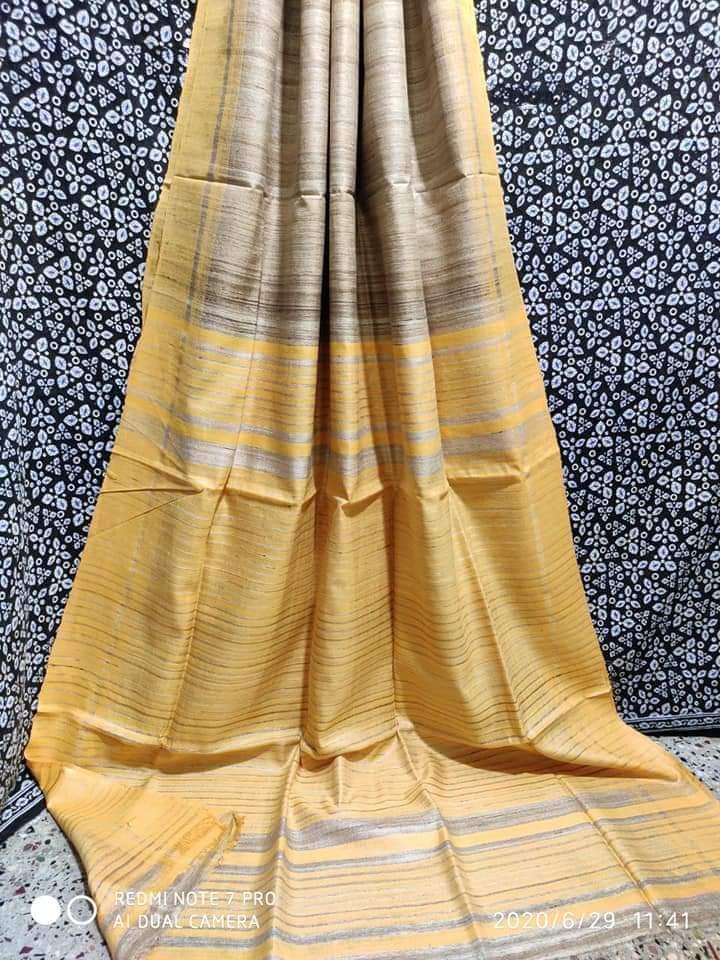 Pure Tussar Ghicha Silk Saree TGS18