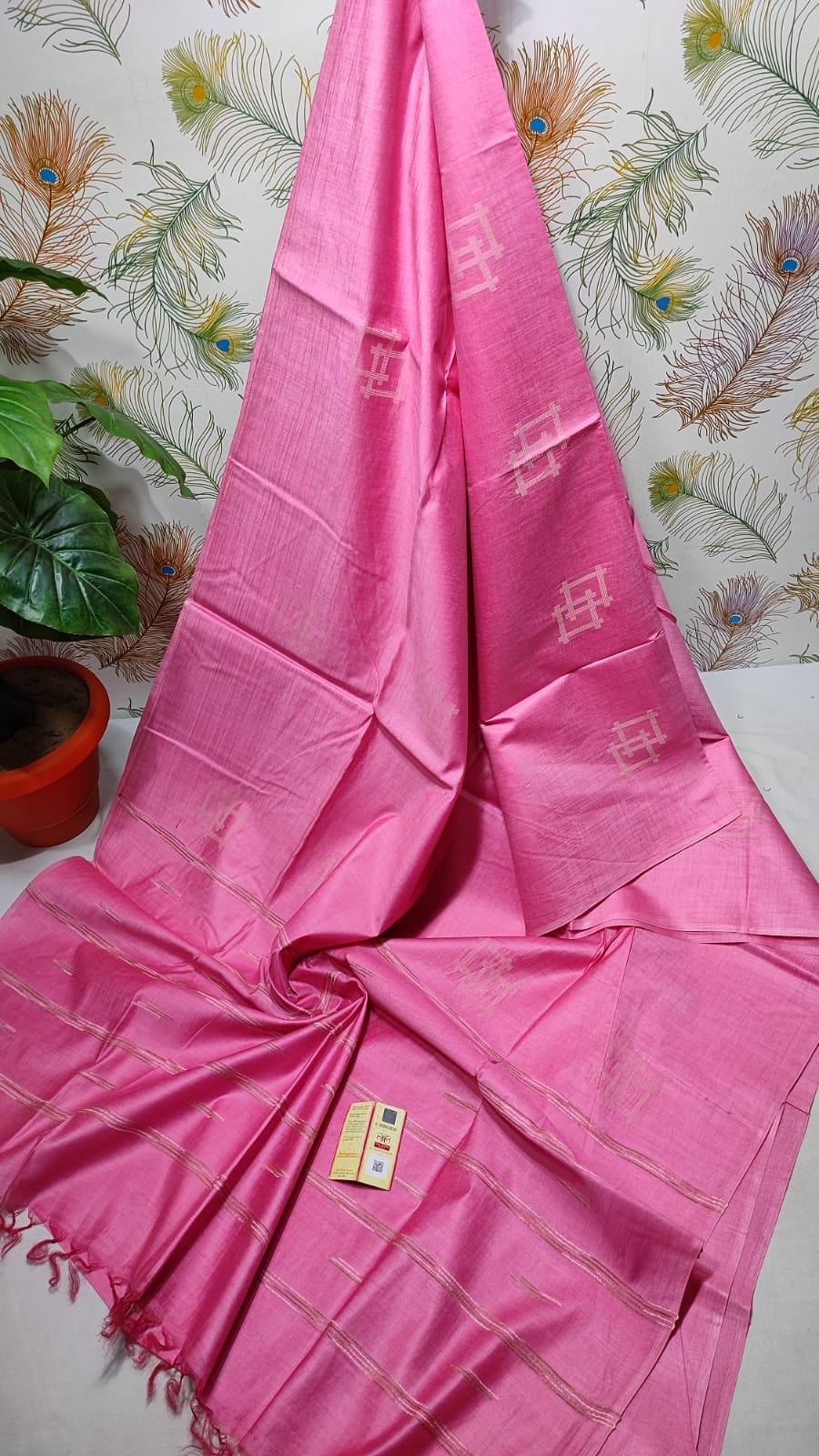 Handwoven Kota Viscose Silk Saree HKV67