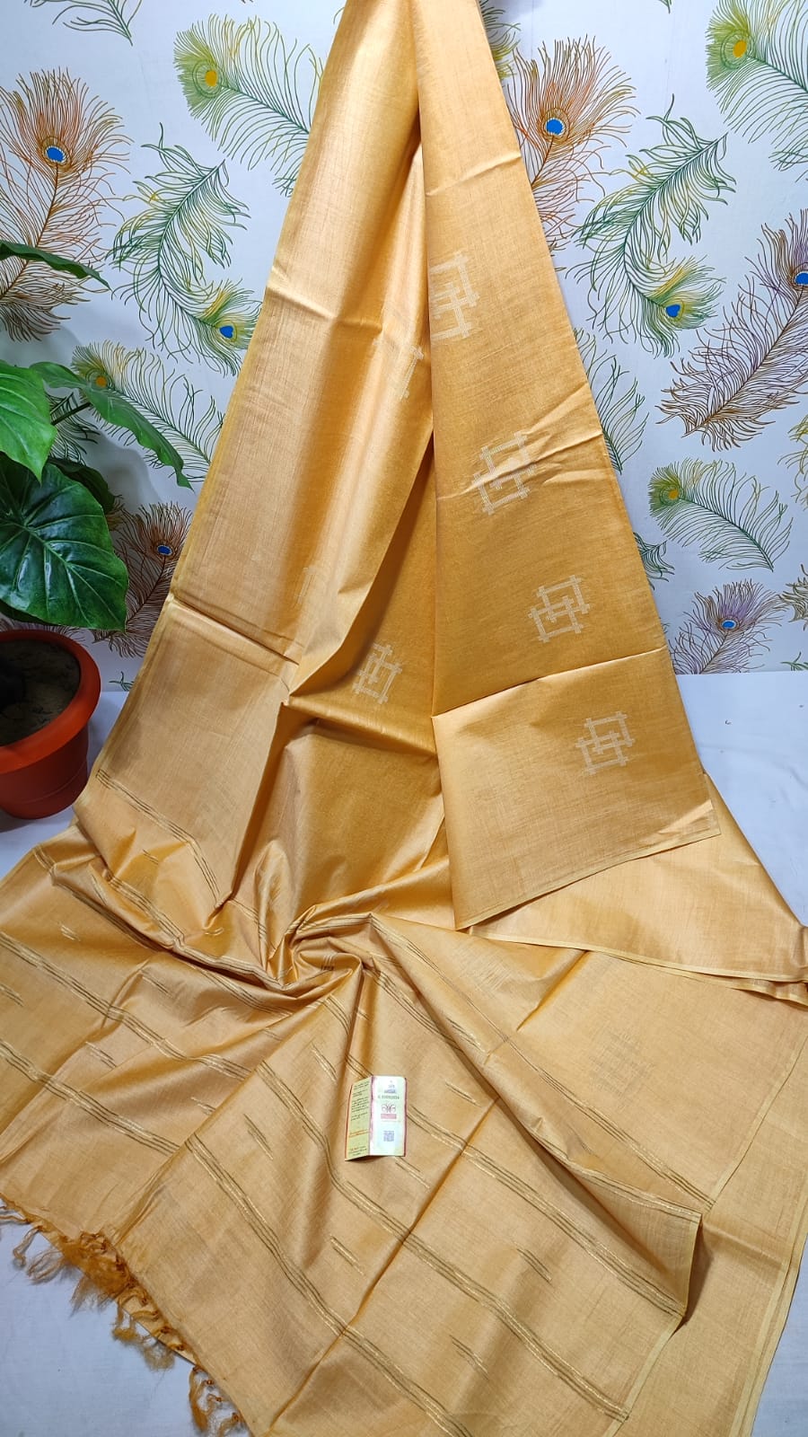 Handwoven Kota Viscose Silk Saree HKV71
