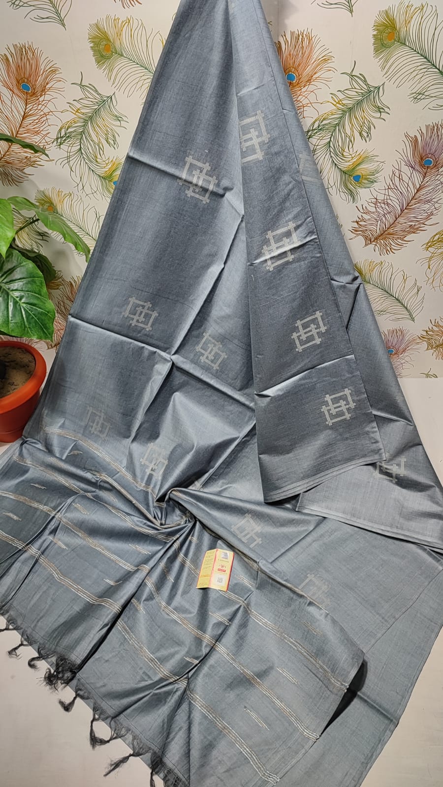 Handwoven Kota Viscose Silk Saree HKV73