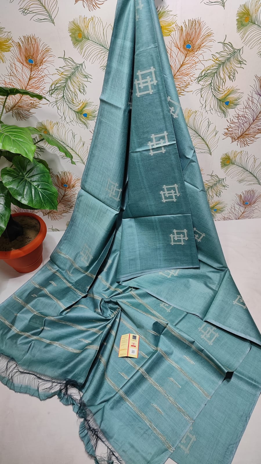 Handwoven Kota Viscose Silk Saree HKV74