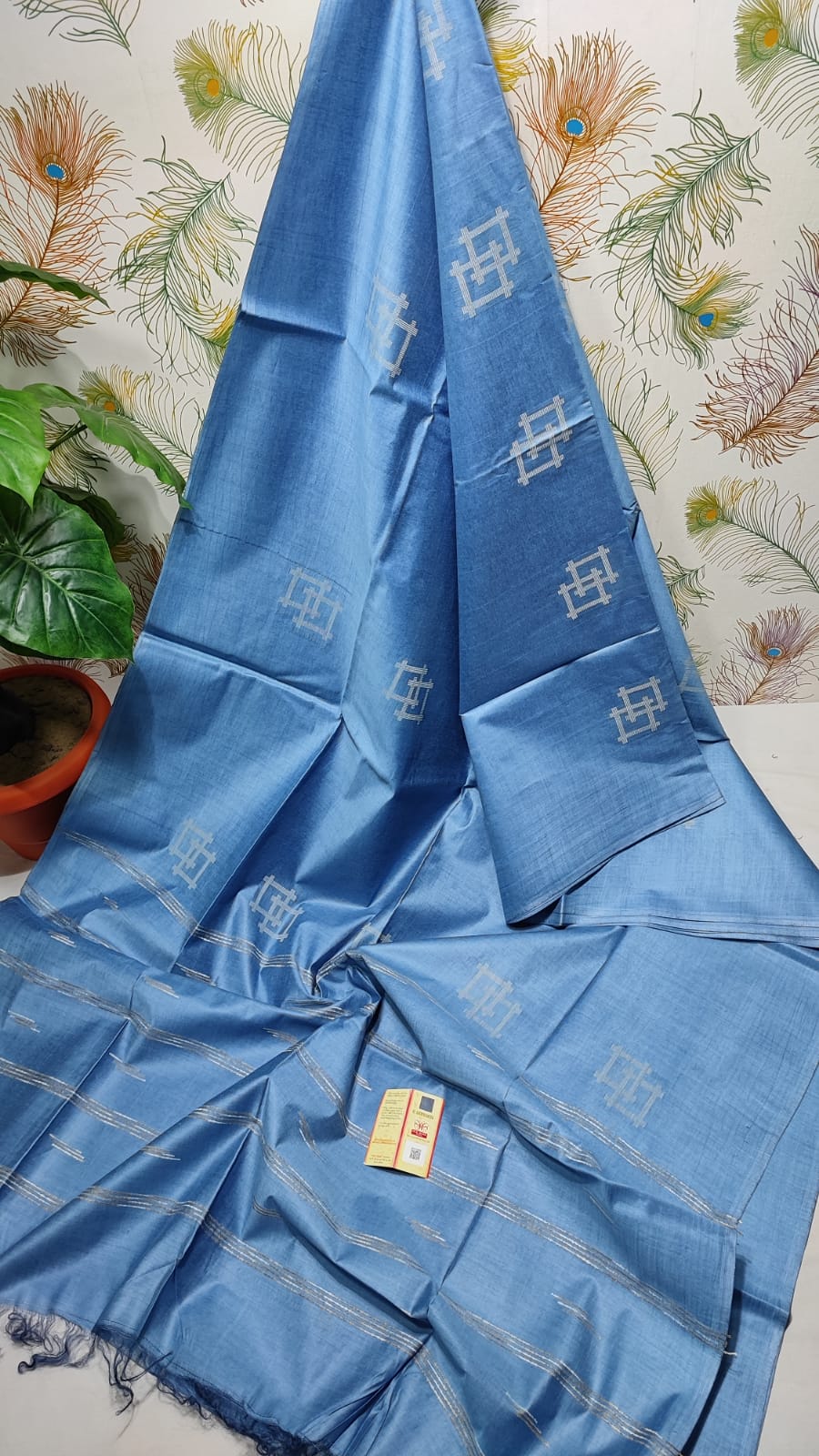 Handwoven Kota Viscose Silk Saree HKV76