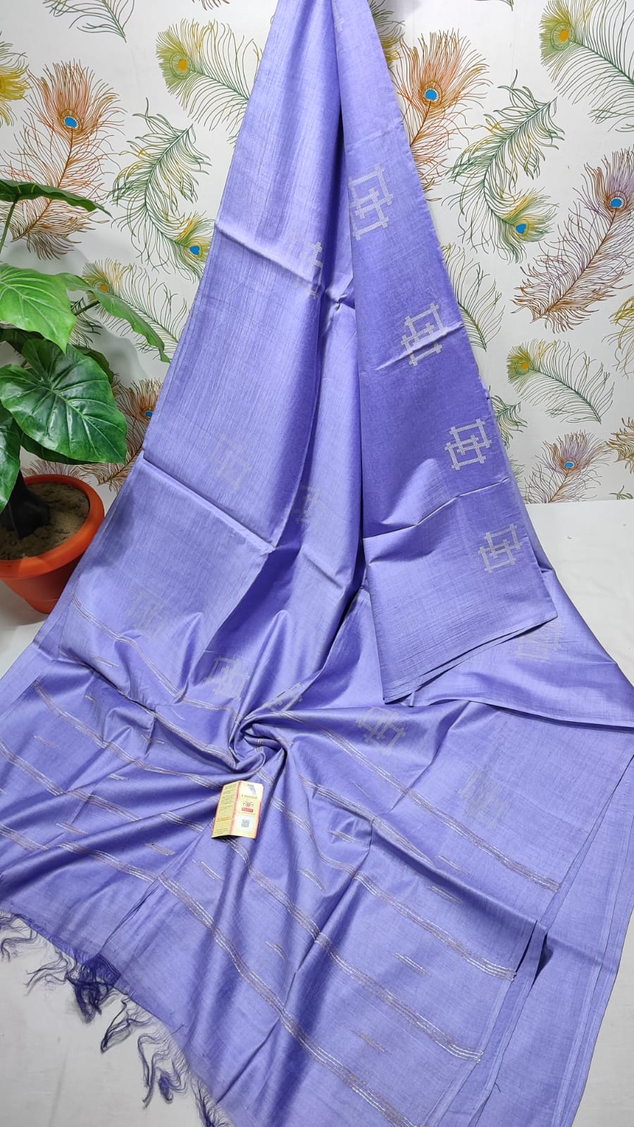 Handwoven Kota Viscose Silk Saree HKV77