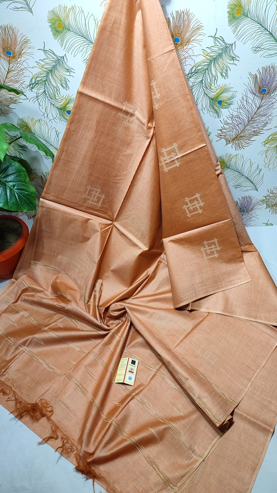 Handwoven Kota Viscose Silk Saree HKV78