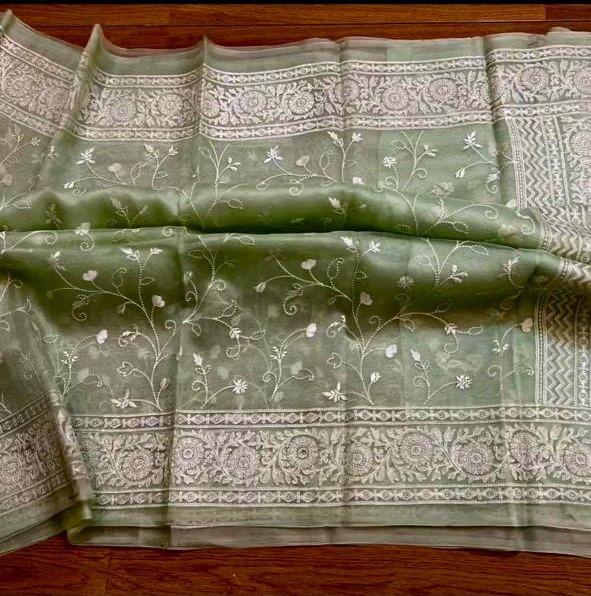 Organza Silk Saree OSS06