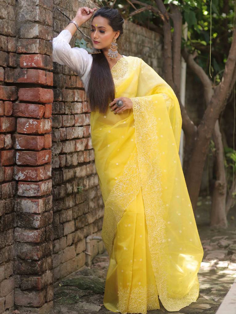 Organza Silk Saree OSS07