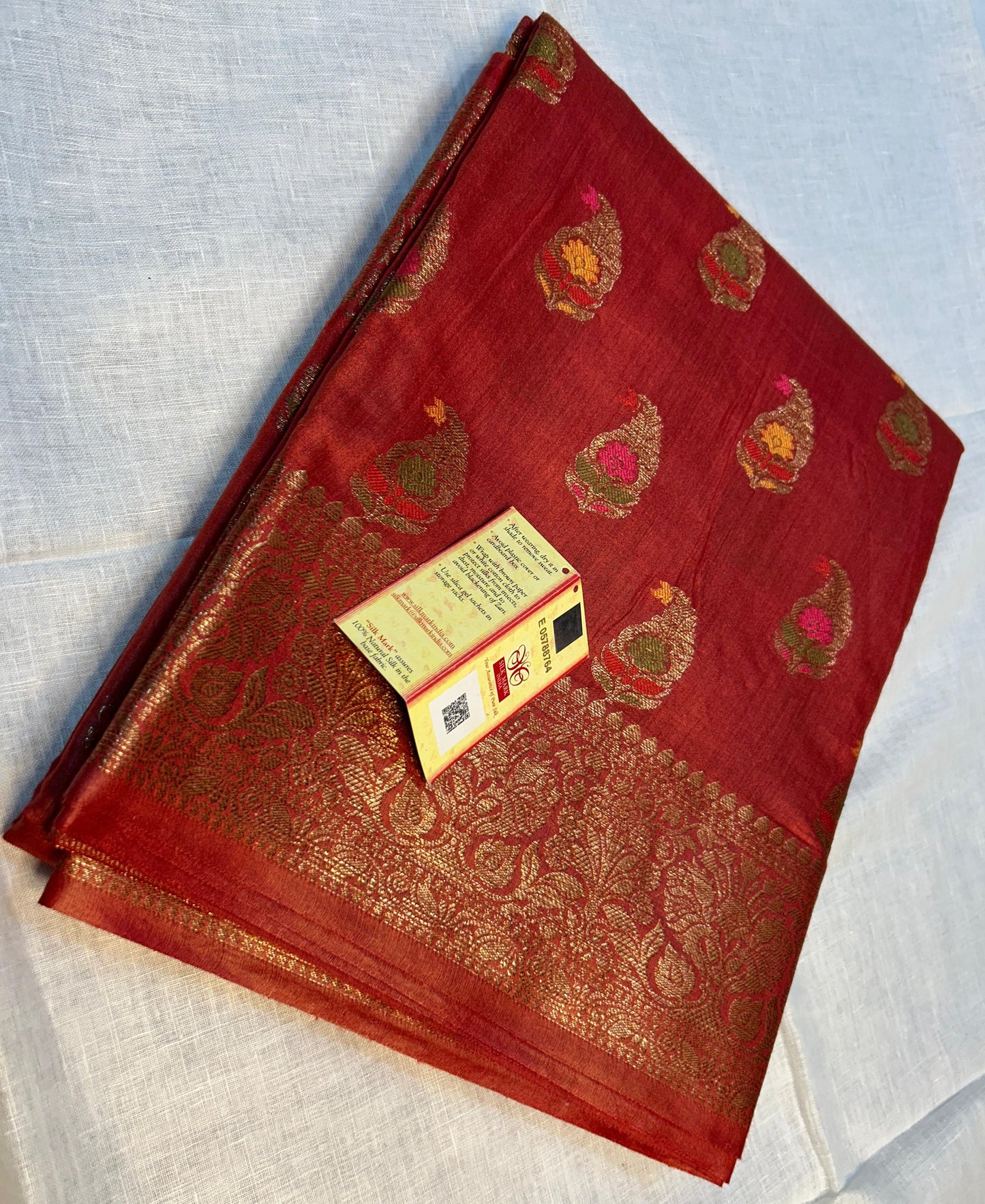 Pure Tussar Munga Banarasi Silk Saree TMS45