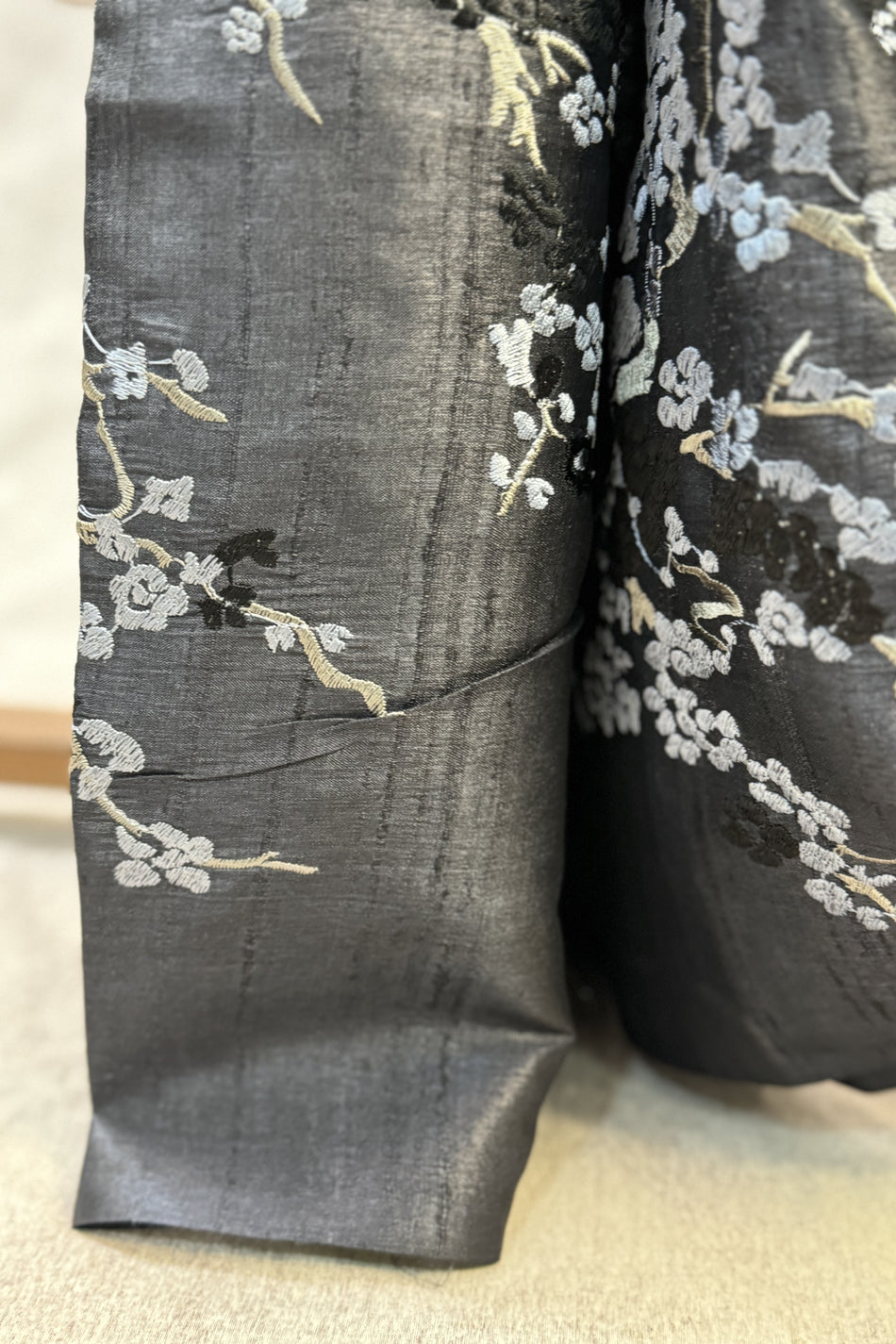 Bhagalpuri Pure Tussar Silk Saree With Beautiful Embroidery Work Saree BSE07