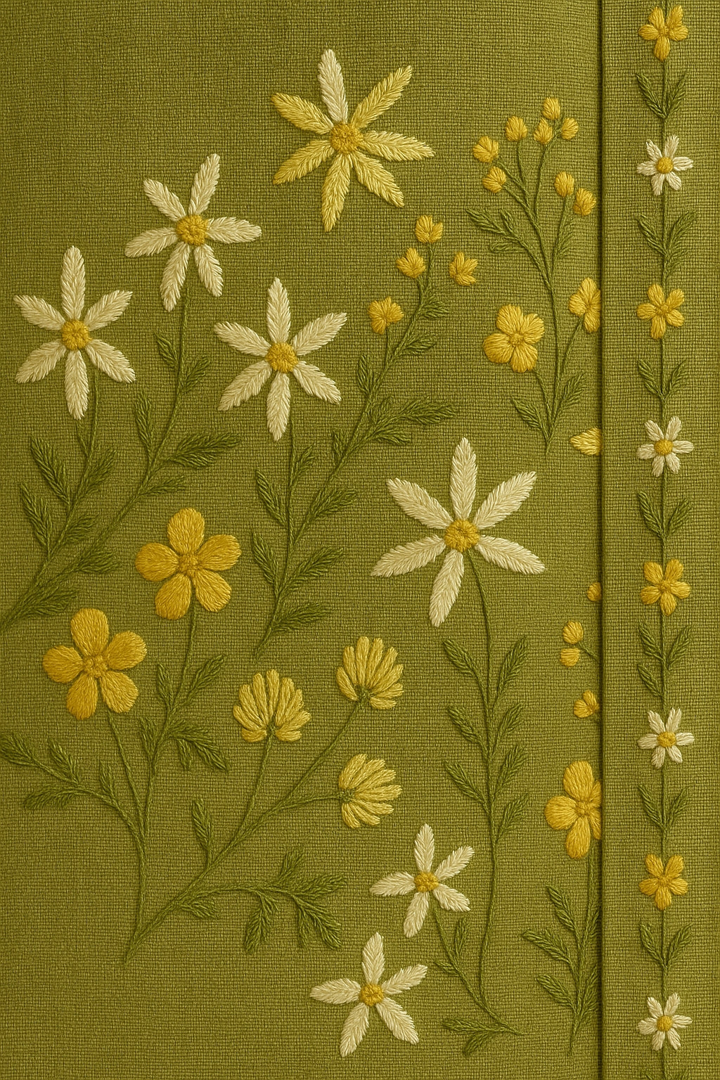 Heavy Embroidered Pure Linen (3 piece) Set Unstitched Dress Material DM66