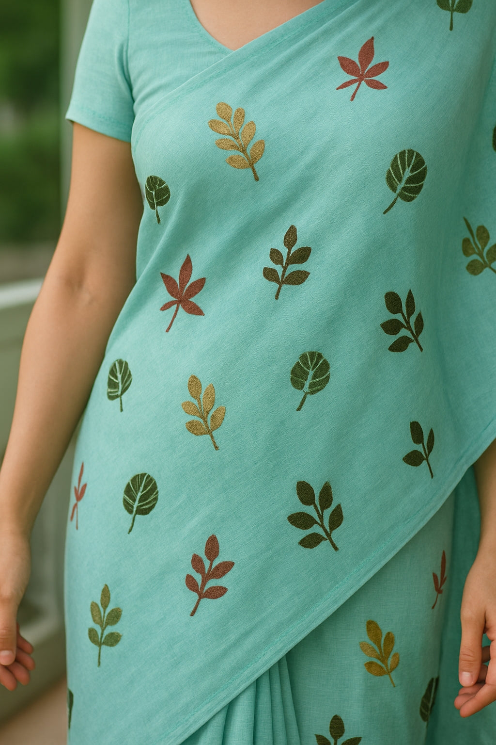 Soft Lightweight Cotton Saree With Beautiful Hand Embroidery Work Saree CSS35