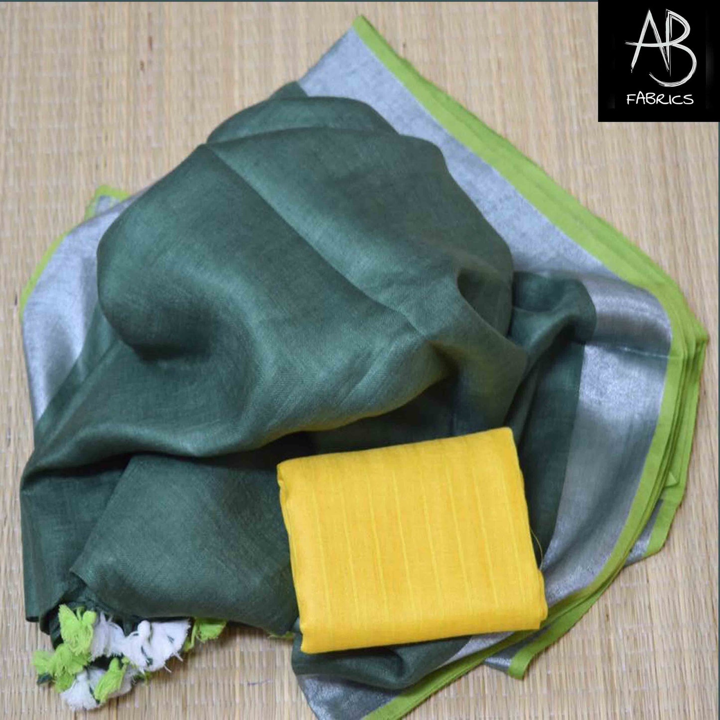 Organic Linen Saree LS16