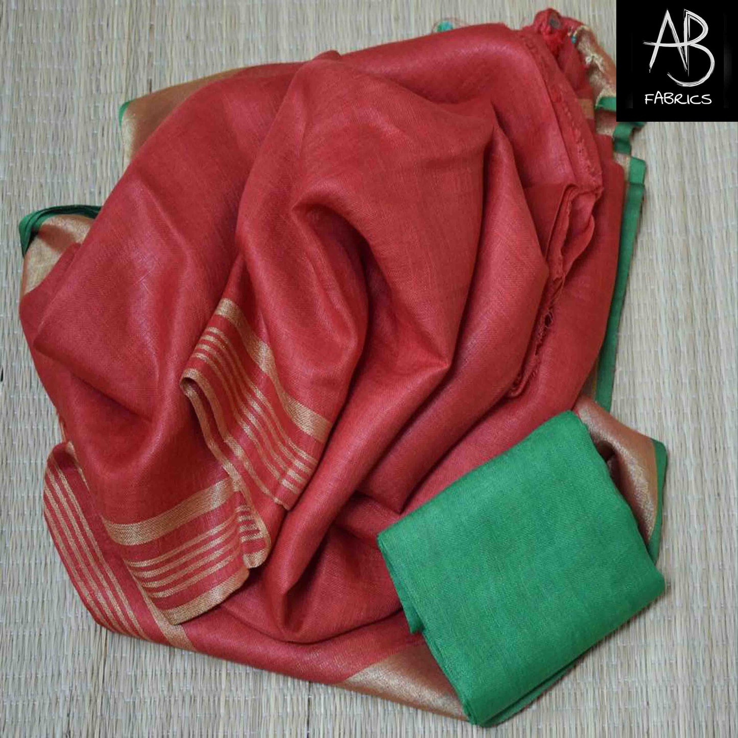 Organic Linen Saree LS19