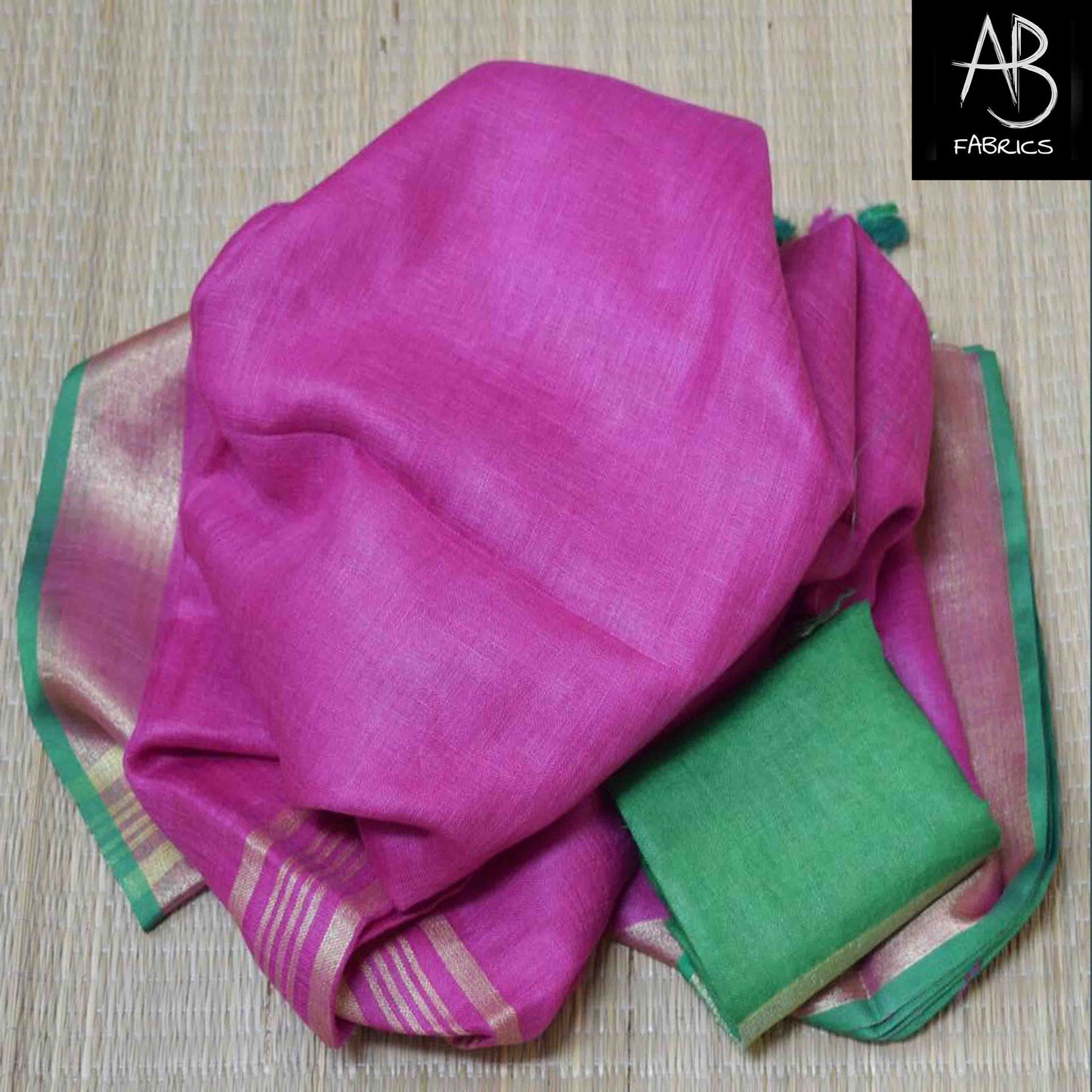 Organic Linen Saree LS25