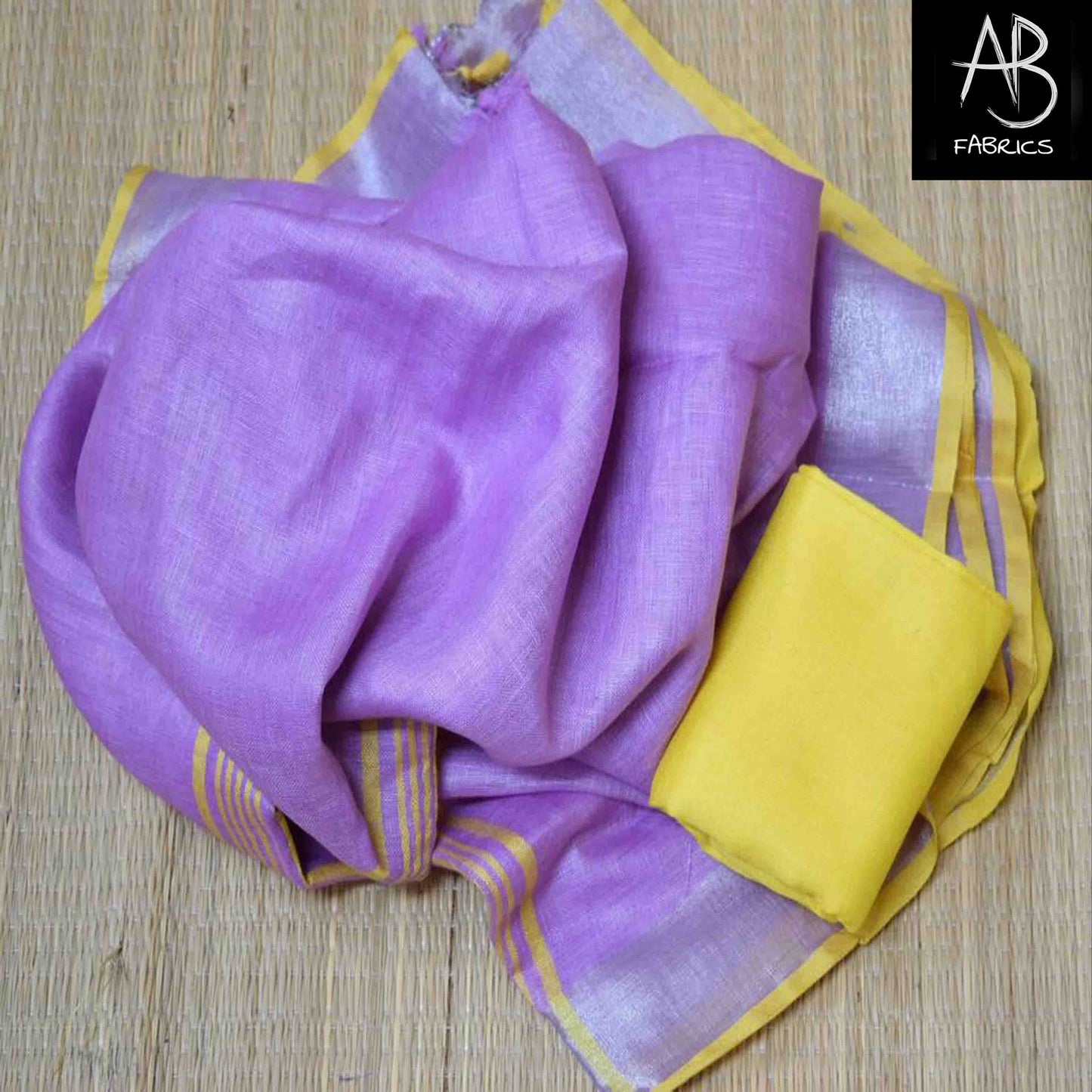 Organic Linen Saree LS26