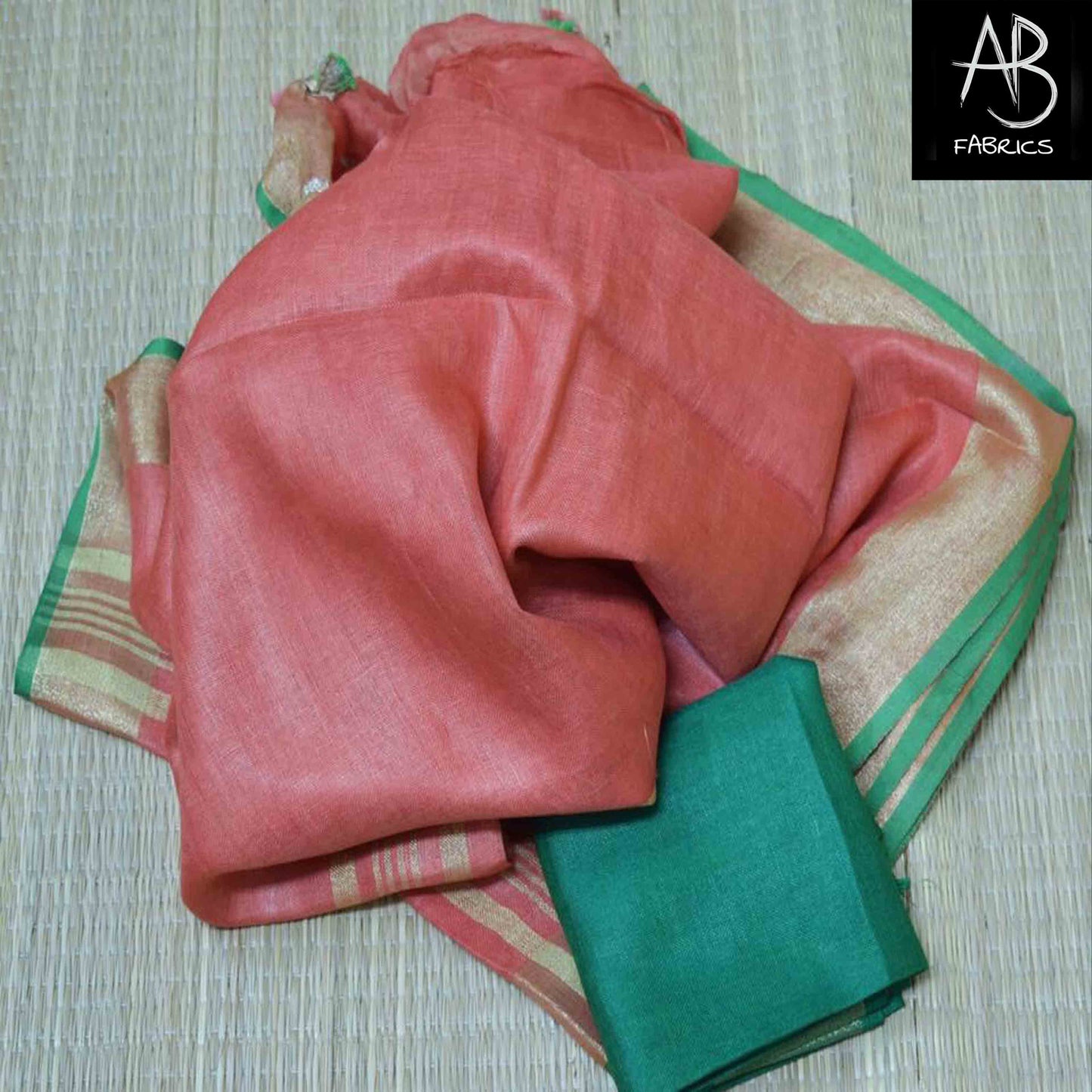 Organic Linen Saree LS29