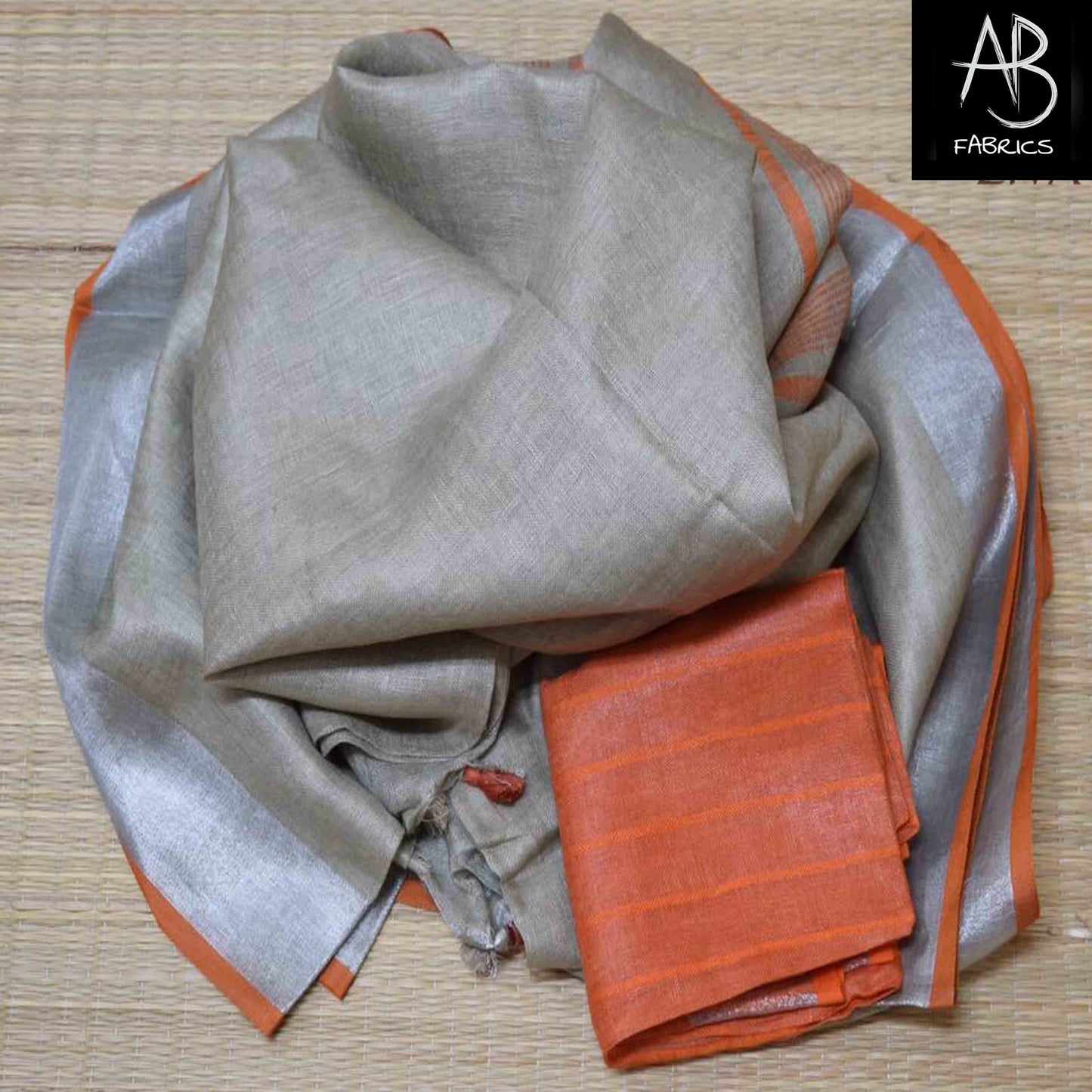 Organic Linen Saree LS31