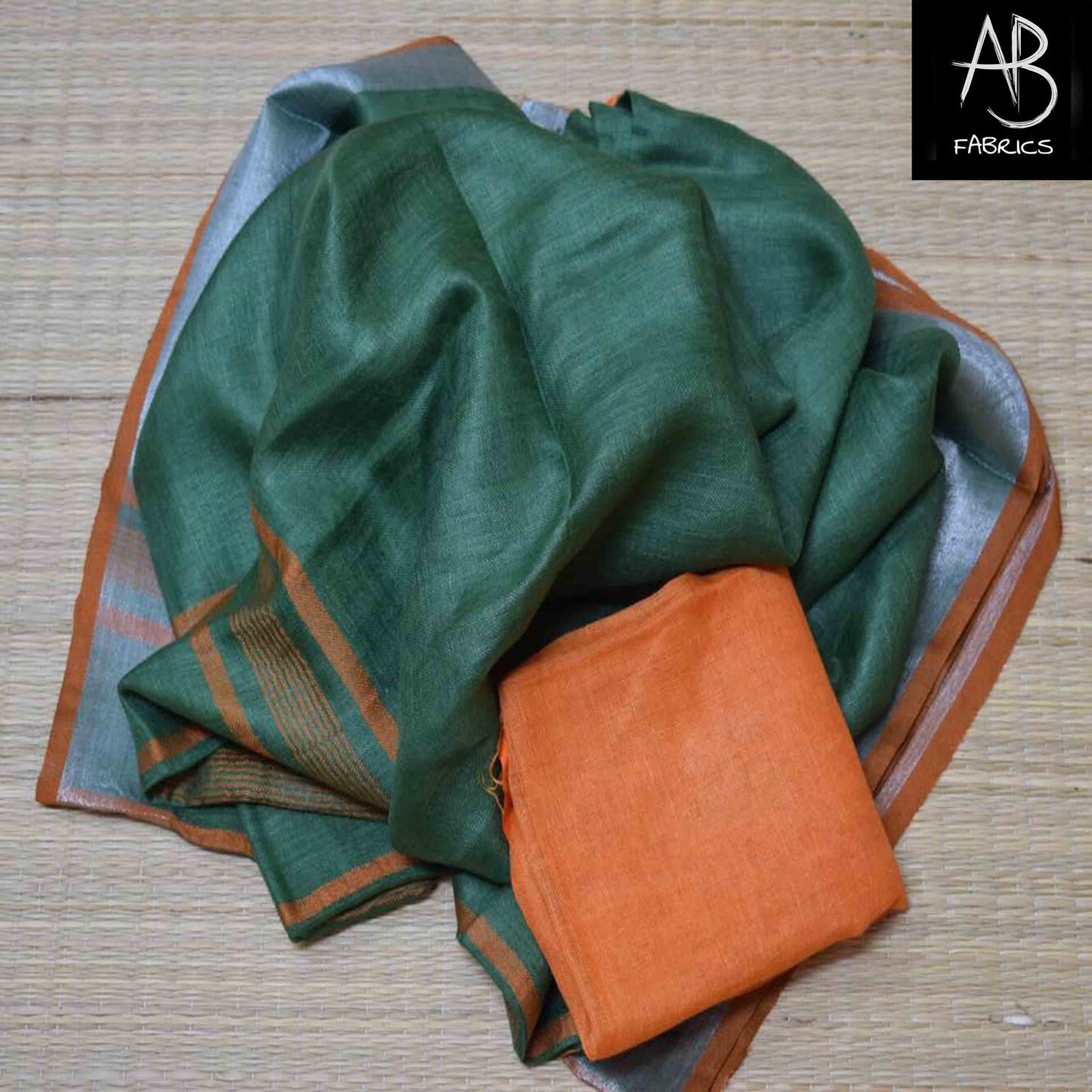 Organic Linen Saree LS32