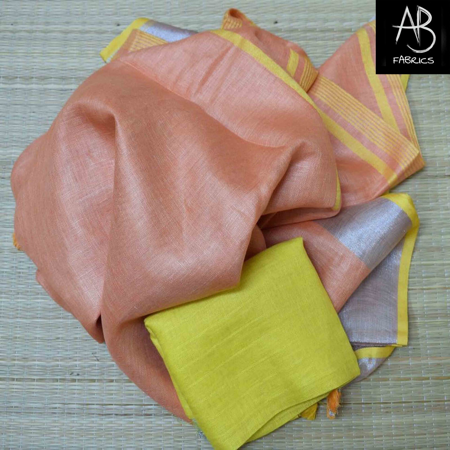 Organic Linen Saree LS34