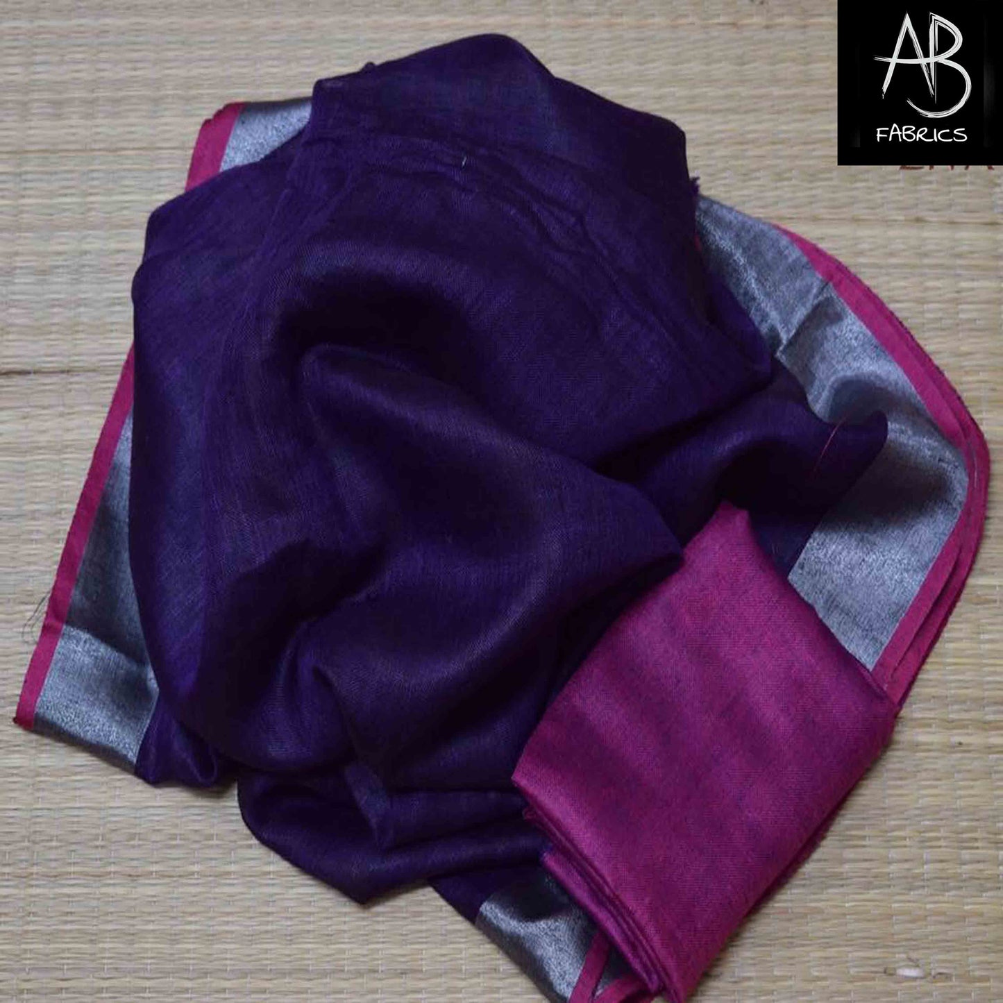 Organic Linen Saree LS35