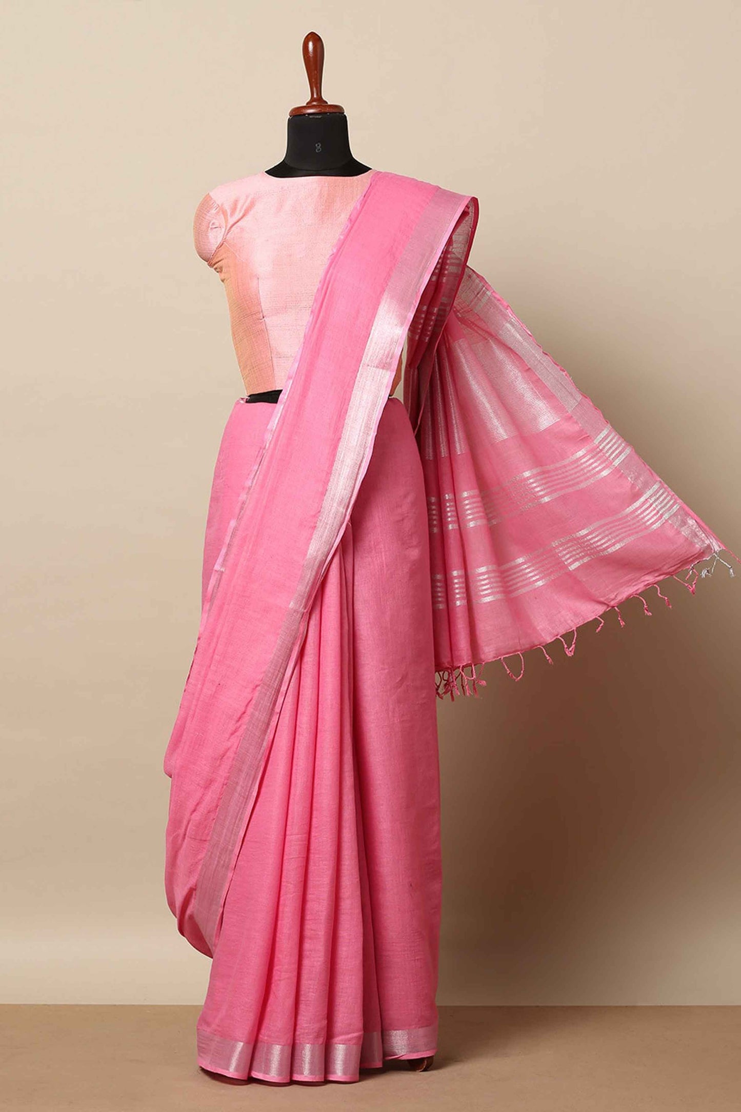 Organic Linen Saree LS10