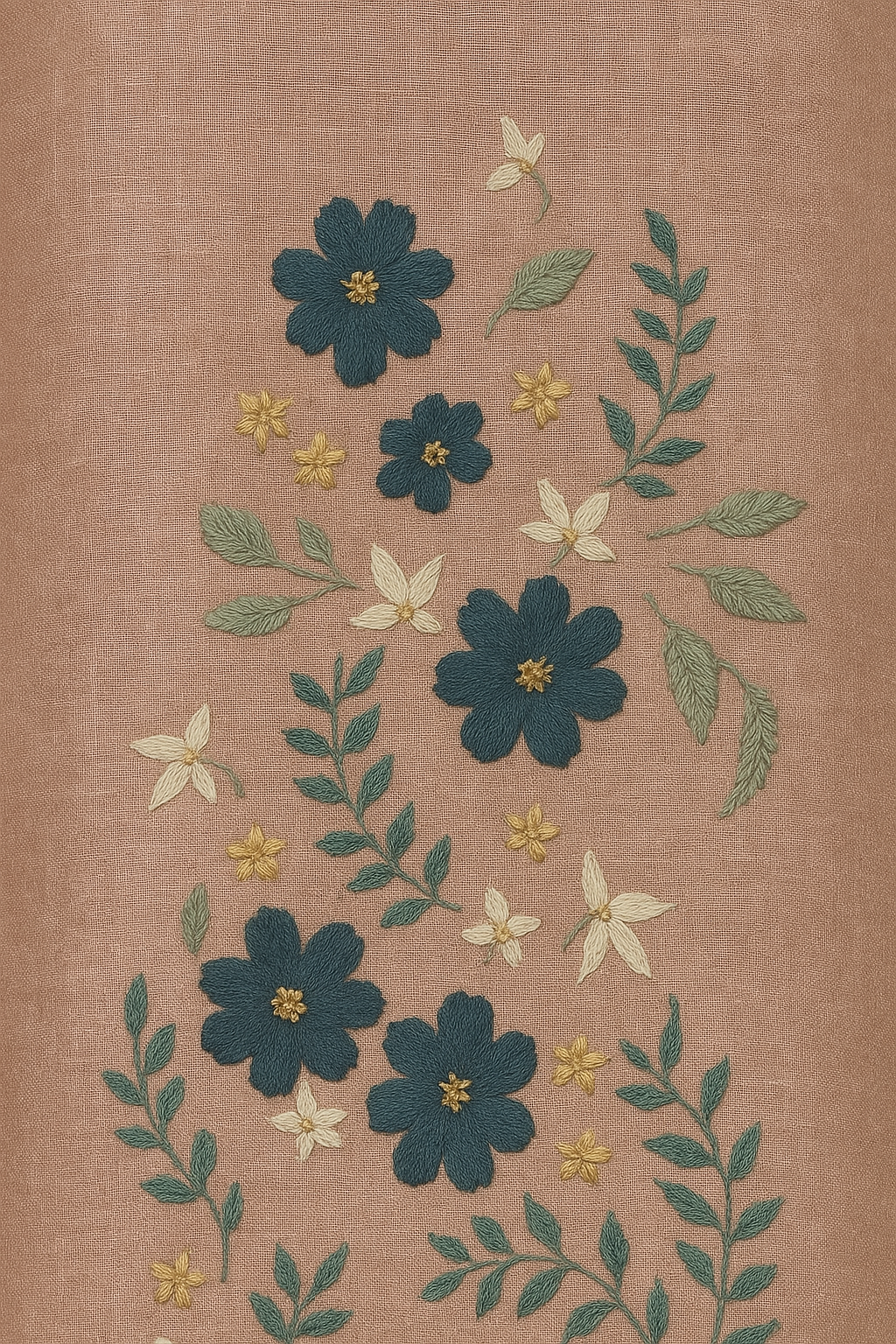 Heavy Embroidered Pure Linen Salwar Kameez Suit Unstitched Dress Material DM60