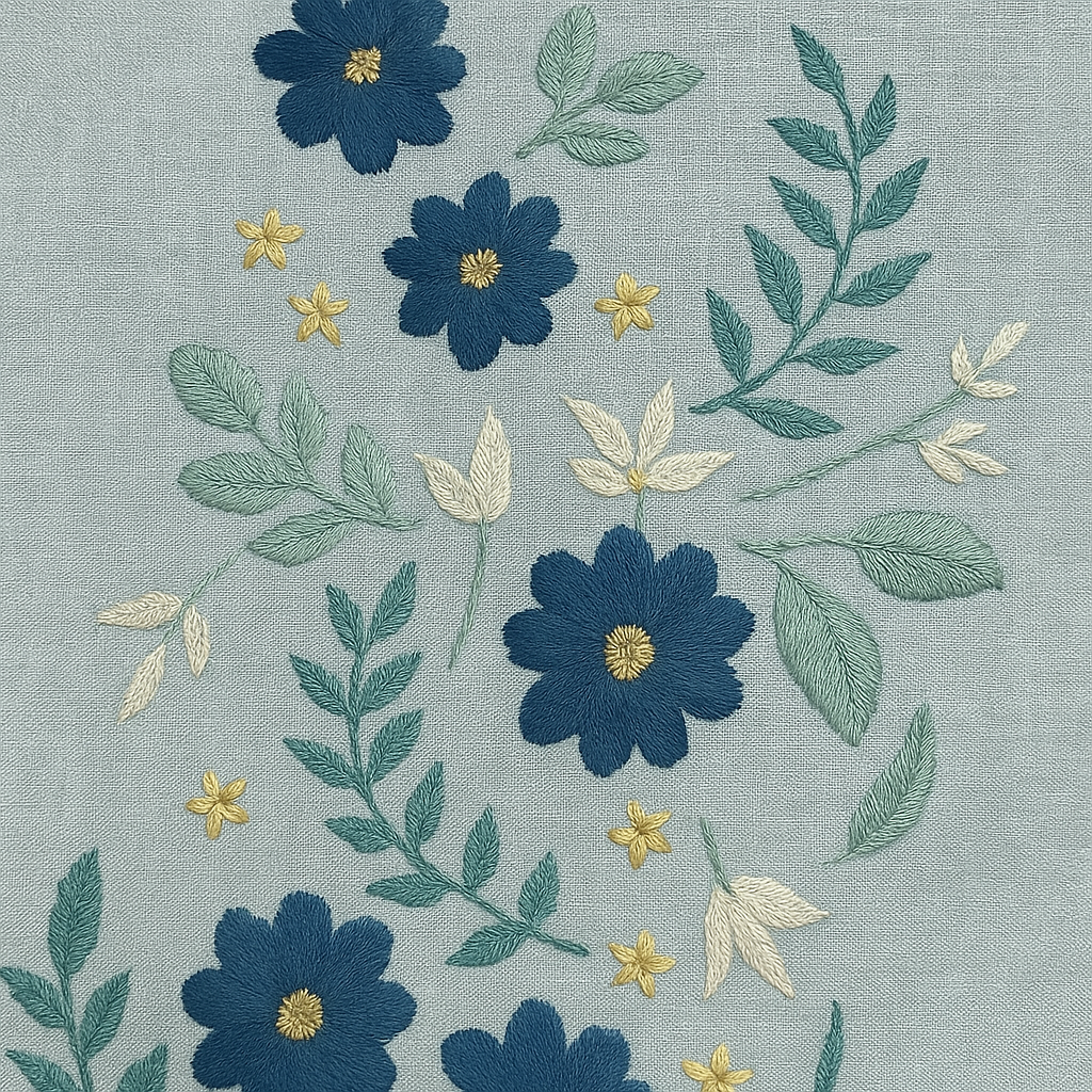 Heavy Embroidered Linen Salwar Suit Unstitched Dress Material DM59