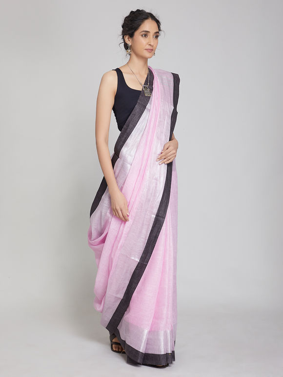 Organic Linen Saree LS53