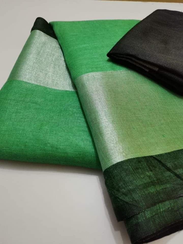 Organic Linen Saree LS44