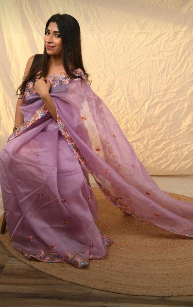 Organza Silk Saree OSS18