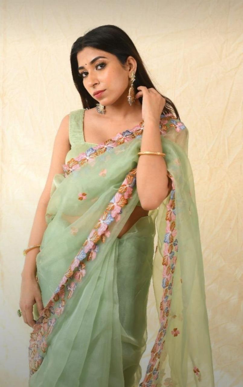 Organza Silk Saree OSS16