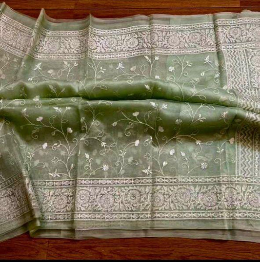 Organza Silk Saree OSS04