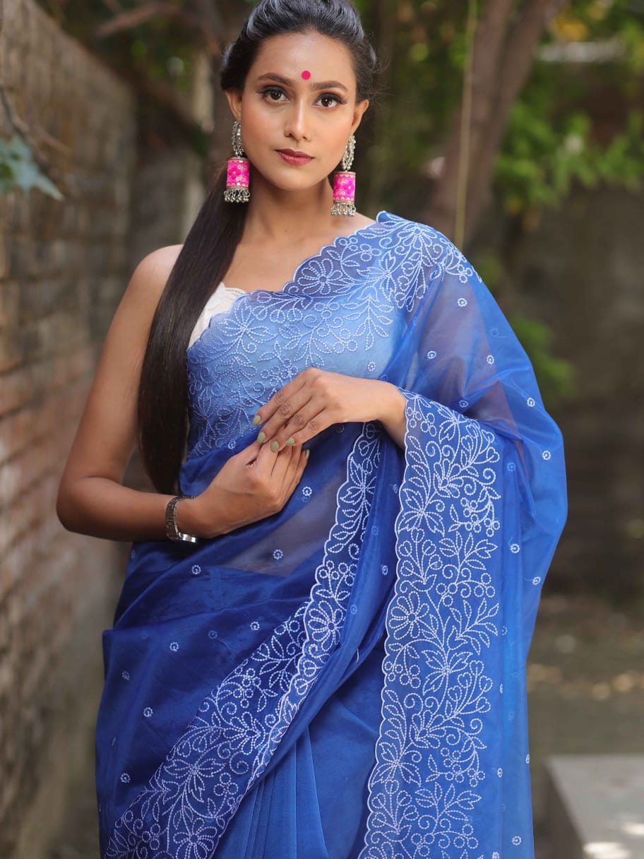 Organza Silk Saree OSS08
