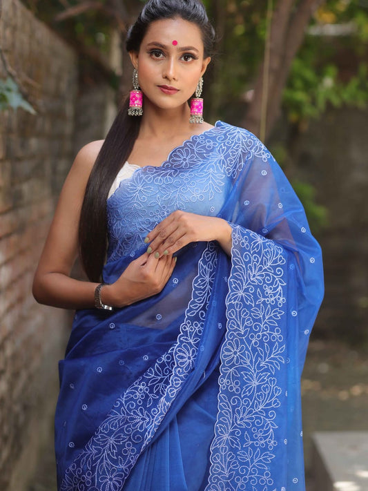 Organza Silk Saree OSS08