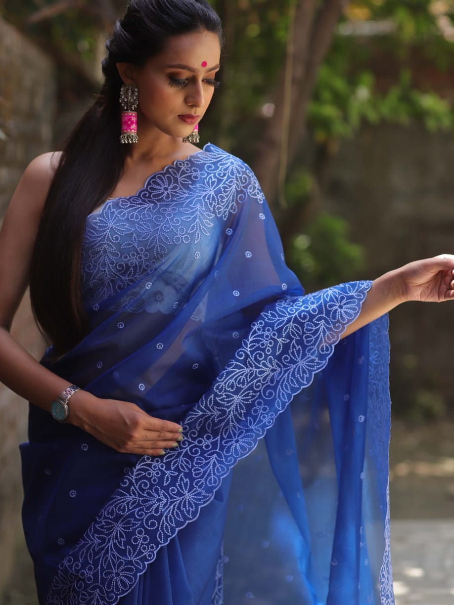 Organza Silk Saree OSS08